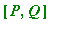 [P, Q]