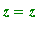 z = z