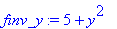 finv_y := 5+y^2