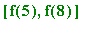 [f(5), f(8)]