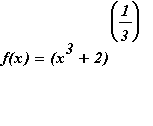 f(x) = (x^3+2)^(1/3)