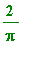 2/Pi