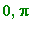 0, Pi