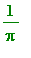 1/Pi