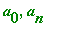a[0], a[n]