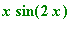 x*sin(2*x)
