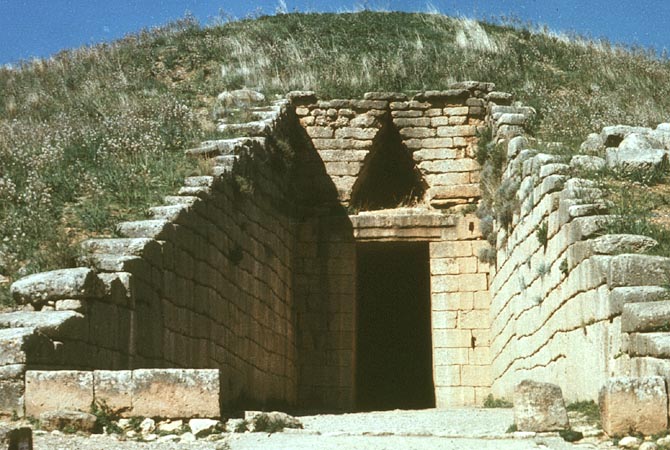 Royal Tomb (Tholos) so-called Treasury of Atreus, c. 1300-1250.