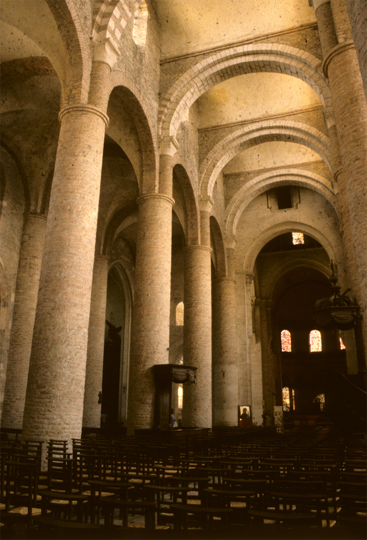 Romanesque Church Interior Romanesque Church Interior