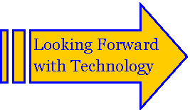 Striped Right Arrow: Looking Forward with Technology